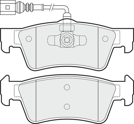 APEC PD3633 - Set placute frana,frana disc aaoparts.ro
