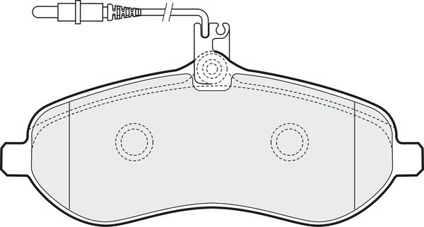 APEC PD3097 - Set placute frana,frana disc aaoparts.ro