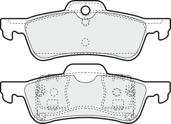APEC PD3065 - Set placute frana,frana disc aaoparts.ro