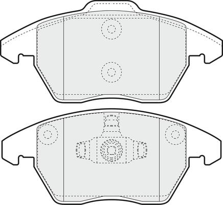 APEC PD3195 - Set placute frana,frana disc aaoparts.ro