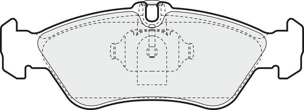 APEC PD3113 - Set placute frana,frana disc aaoparts.ro