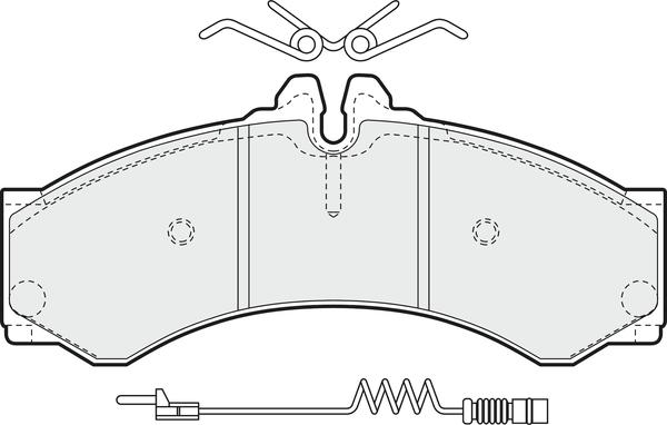 Mercedes-Benz 0004237110 - Set placute frana,frana disc aaoparts.ro