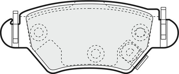 APEC PD3123 - Set placute frana,frana disc aaoparts.ro