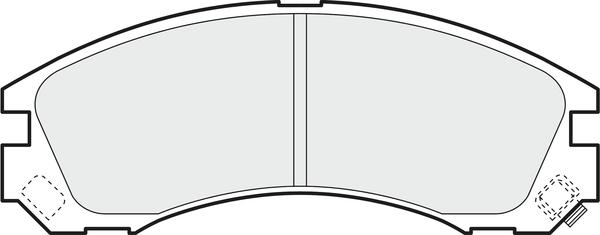 APEC PD3173 - Set placute frana,frana disc aaoparts.ro