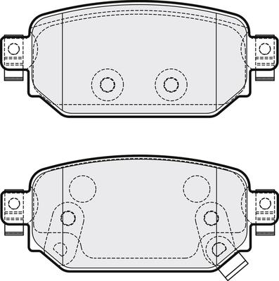 Mercury GDB2172 - Set placute frana,frana disc aaoparts.ro