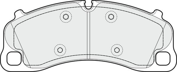 Porsche 9GT698151G - Set placute frana,frana disc aaoparts.ro