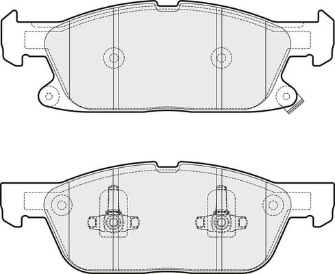 APEC PD3838 - Set placute frana,frana disc aaoparts.ro