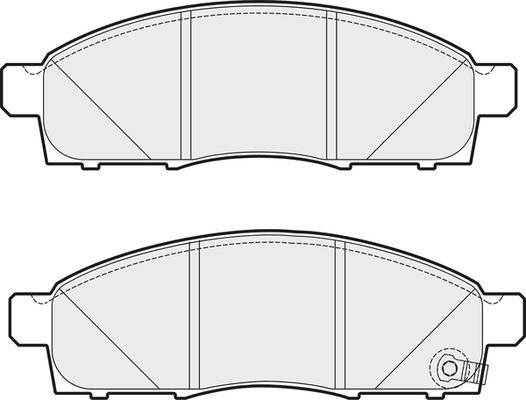 APEC PD3348 - Set placute frana,frana disc aaoparts.ro