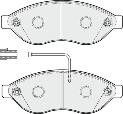 APEC PD3354 - Set placute frana,frana disc aaoparts.ro