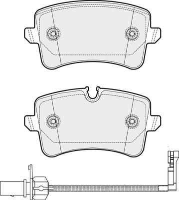 APEC PD3350 - Set placute frana,frana disc aaoparts.ro