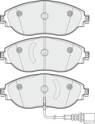 APEC PD3352 - Set placute frana,frana disc aaoparts.ro
