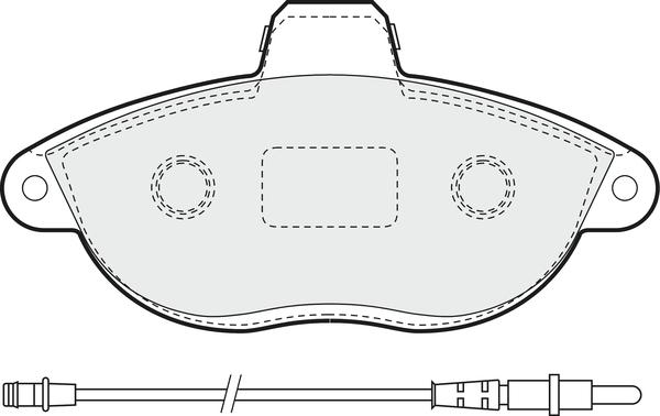 APEC PD3315 - Set placute frana,frana disc aaoparts.ro