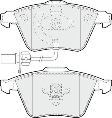 APEC PD3317 - Set placute frana,frana disc aaoparts.ro