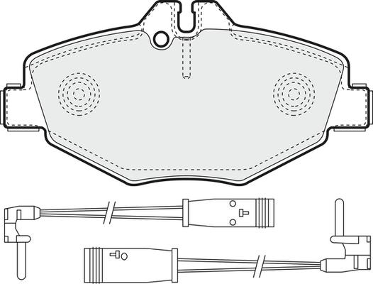 J&S Automotive VBP2634 - Set placute frana,frana disc aaoparts.ro