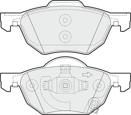 AISIN SN987P - Set placute frana,frana disc aaoparts.ro