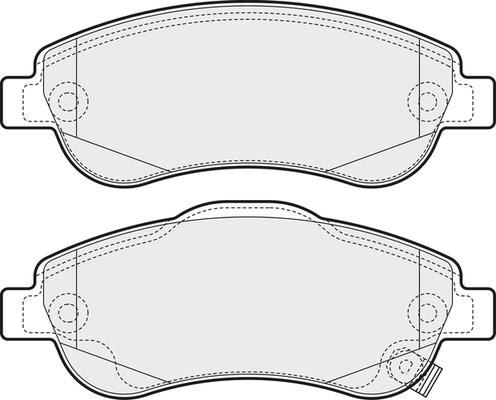 Textar 2463801 - Set placute frana,frana disc aaoparts.ro