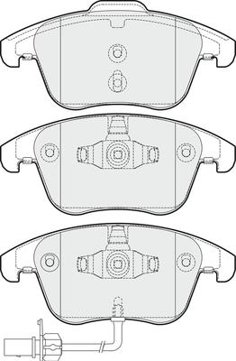 APEC PD3242 - Set placute frana,frana disc aaoparts.ro