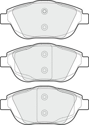 APEC PD3256 - Set placute frana,frana disc aaoparts.ro