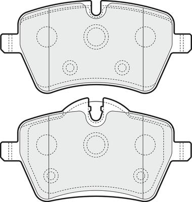 APEC PD3228 - Set placute frana,frana disc aaoparts.ro