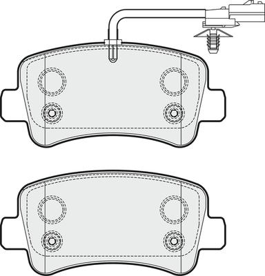 APEC PD3271 - Set placute frana,frana disc aaoparts.ro