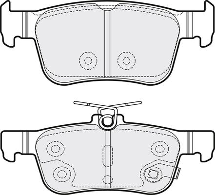 Honda 43022T60A01 - Set placute frana,frana disc aaoparts.ro