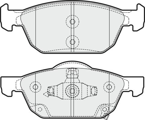 GMC 2580401 - Set placute frana,frana disc aaoparts.ro