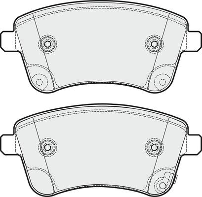 Delphi LP2203 - Set placute frana,frana disc aaoparts.ro