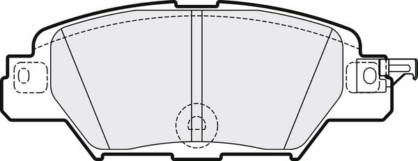 APEC PD3778 - Set placute frana,frana disc aaoparts.ro