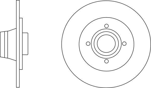 APEC SDK6657 - Disc frana aaoparts.ro