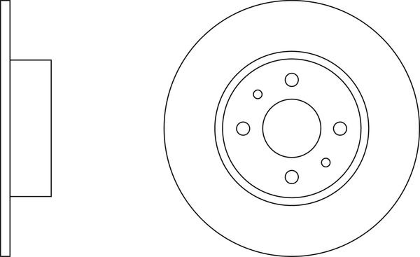APEC SDK6165 - Disc frana aaoparts.ro