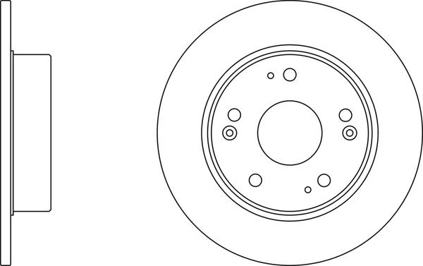 Blue Print ADH24378 - Disc frana aaoparts.ro