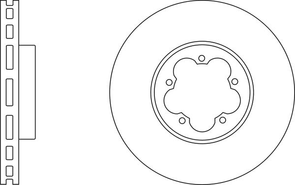APEC SDK6735 - Disc frana aaoparts.ro