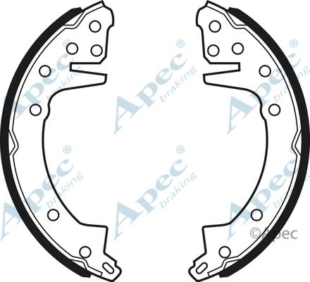APEC SHU306 - Set saboti frana aaoparts.ro