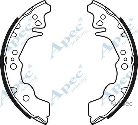 APEC SHU761 - Set saboti frana aaoparts.ro
