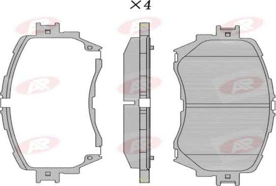 AP-SA 5AP1916 - Set placute frana,frana disc aaoparts.ro