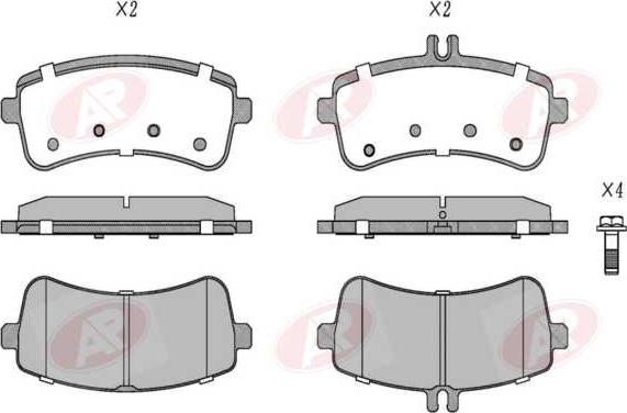 AP-SA 5AP1970 - Set placute frana,frana disc aaoparts.ro