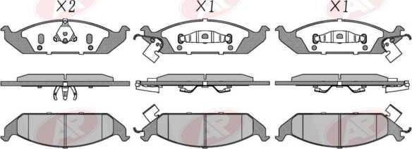 AP-SA 5AP1519 - Set placute frana,frana disc aaoparts.ro