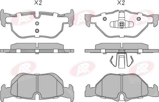 AP-SA 5AP1876 - Set placute frana,frana disc aaoparts.ro