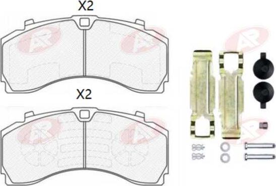 AP-SA 5AP1777K - Set placute frana,frana disc aaoparts.ro