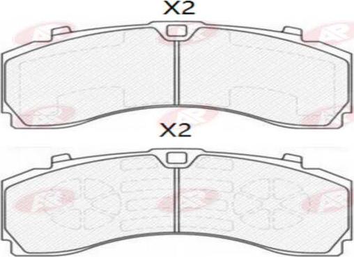 AP-SA 5AP1777 - Set placute frana,frana disc aaoparts.ro