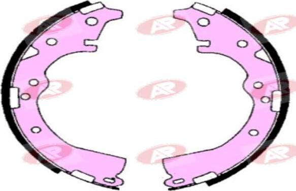 AP-SA A6650 - Set saboti frana aaoparts.ro