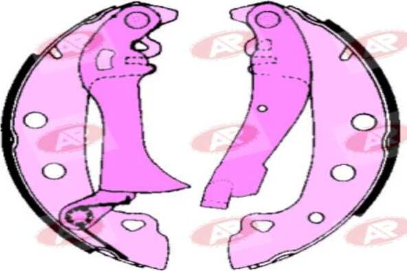 AP-SA A0720 - Set saboti frana aaoparts.ro