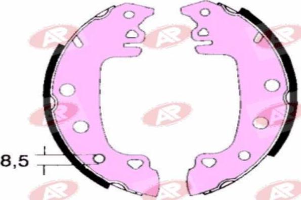 AP-SA A0771 - Set saboti frana aaoparts.ro