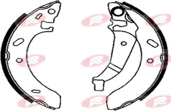 AP-SA A1059 - Set saboti frana aaoparts.ro