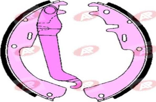 AP-SA A2540 - Set saboti frana aaoparts.ro