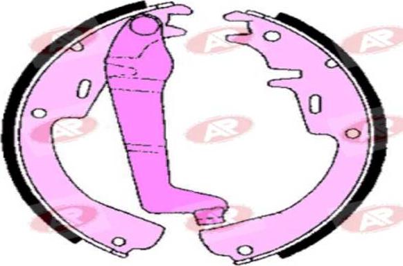 AP-SA A2530 - Set saboti frana aaoparts.ro