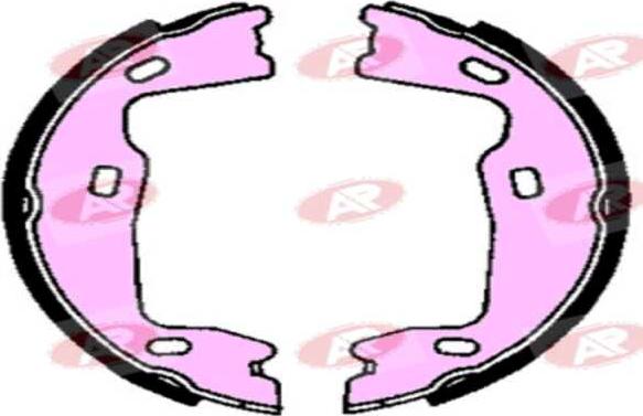 AP-SA A2570 - Set saboti frana aaoparts.ro