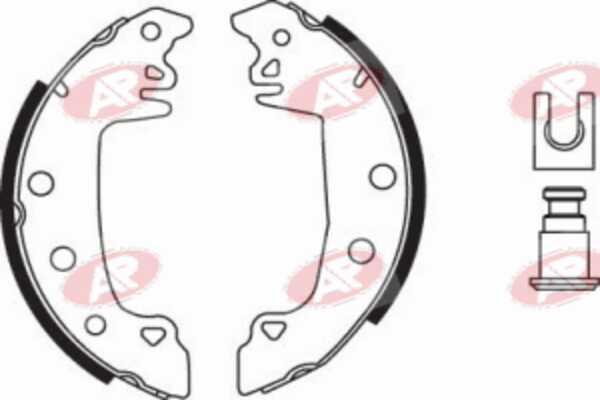 AP-SA A7520 - Set saboti frana aaoparts.ro