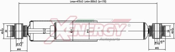 AP XENERGY X458344 - Amortizor aaoparts.ro