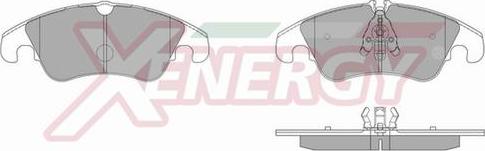AP XENERGY X40999 - Set placute frana,frana disc aaoparts.ro